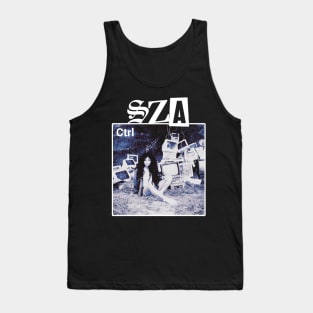 SZA - CTRL - Vintage VHS Style Tank Top